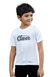 Kids Daily Wear Graphic White T-Shirt