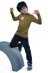 Urban Casual Full Sleeves Brown Sweatshirt