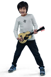 Urban Casual Full Sleeves Grey Sweatshirt