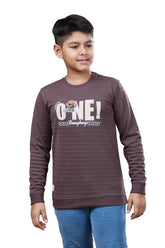 City Vibes Graphic Brown Sweatshirt