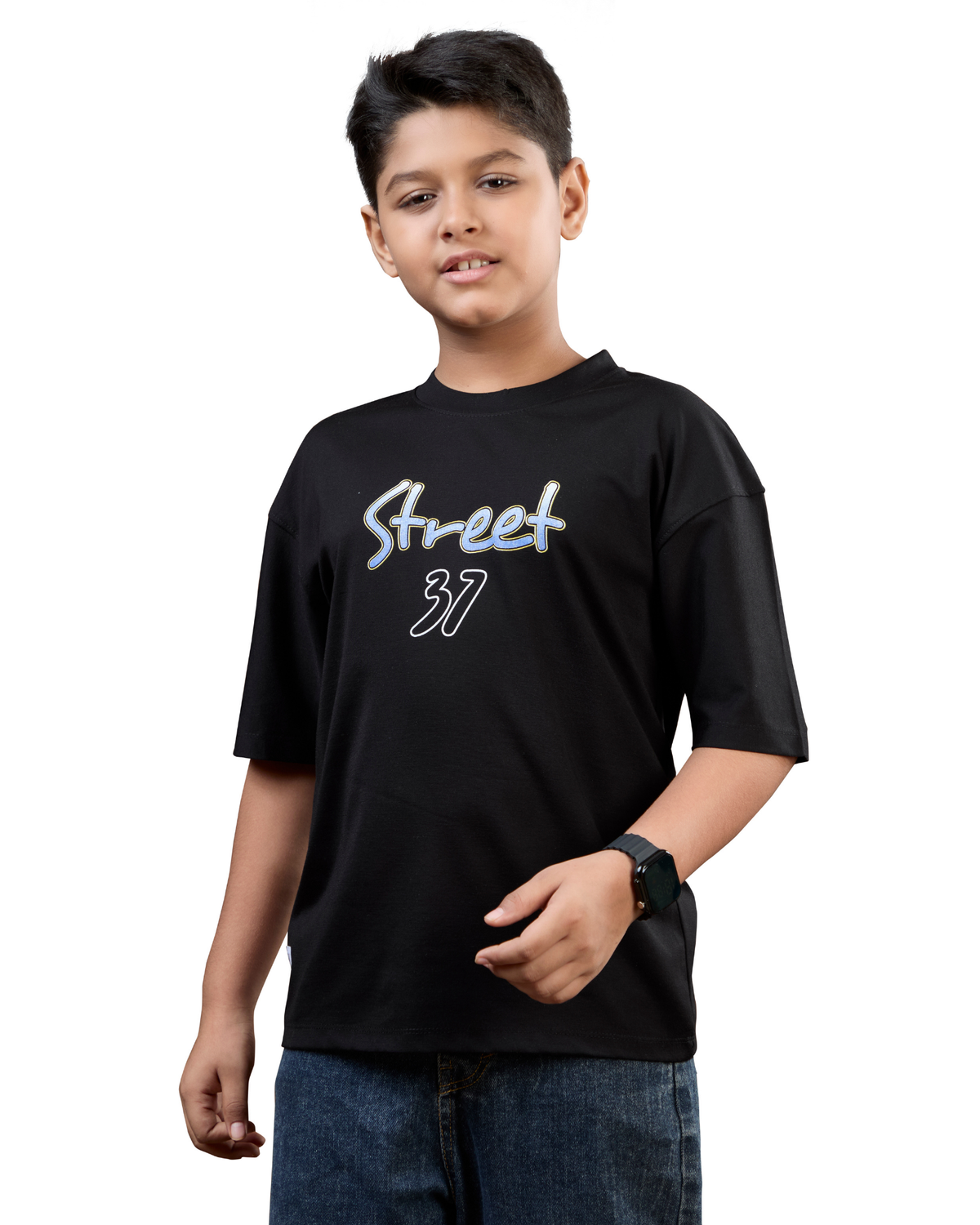 Black Street 37 Graphic Boys T-Shirt