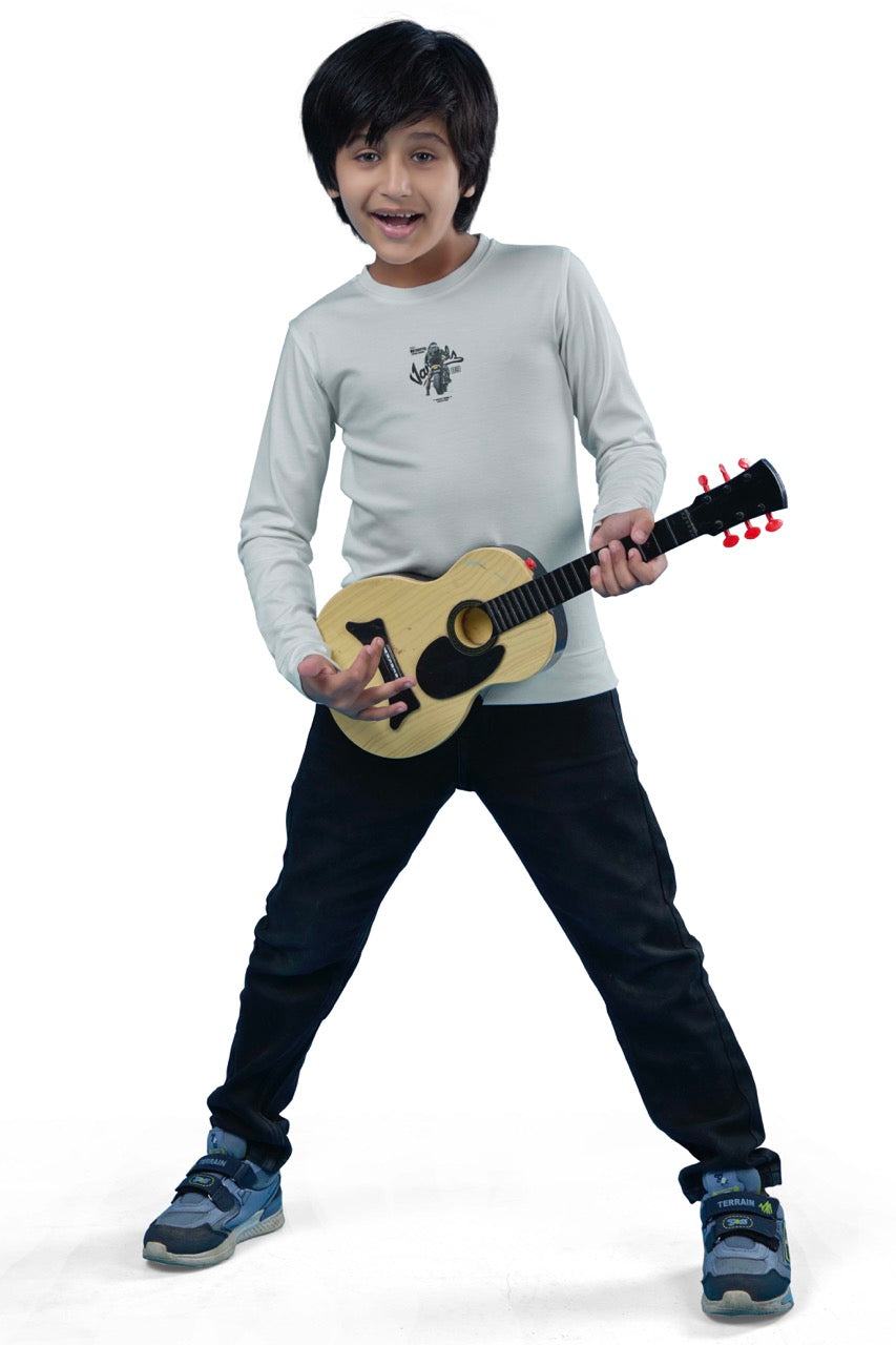 Urban Casual Full Sleeves Grey Sweatshirt