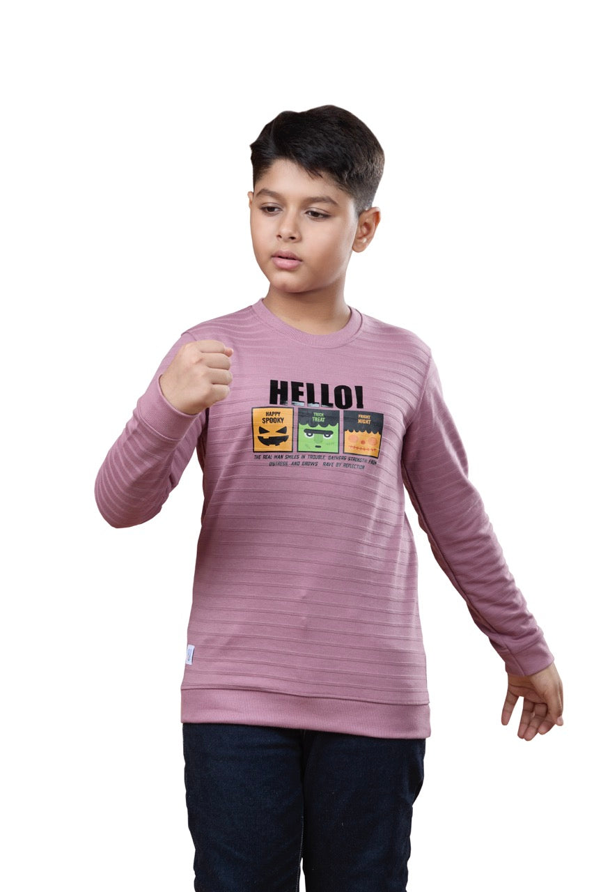 City Vibes Graphic Pink Sweatshirt