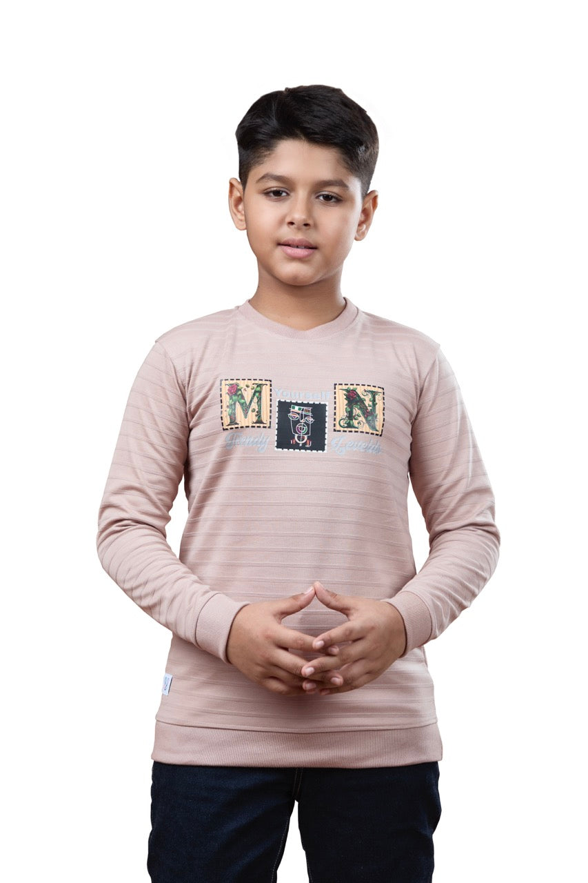 City Vibes Graphic Rose Gold Sweatshirt